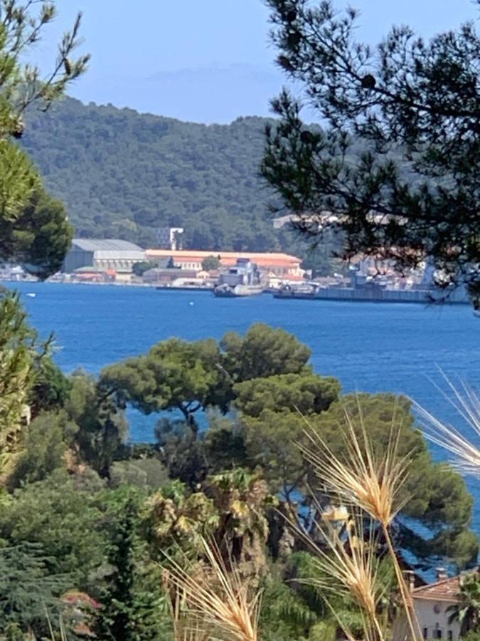 JADE - Appartement climatisé vue et accès mer privé La Seyne-sur-Mer Esterno foto