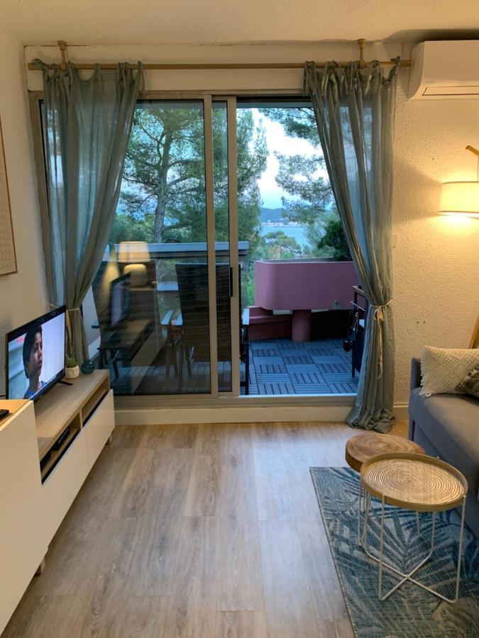 JADE - Appartement climatisé vue et accès mer privé La Seyne-sur-Mer Esterno foto